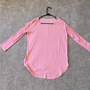 Gap long sleeve pink tee